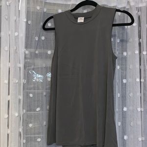 Hummingbird army green slouchy tank size M